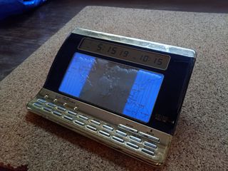 Seiko World Time orologio da tavolo Space Age