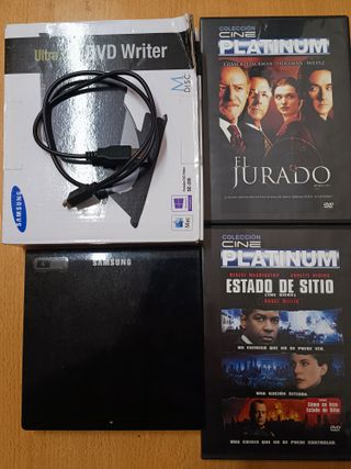 DVD Writer Samsung Ultra Thin portatil