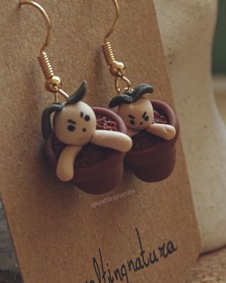 Pendientes Mandrágoras 🪴