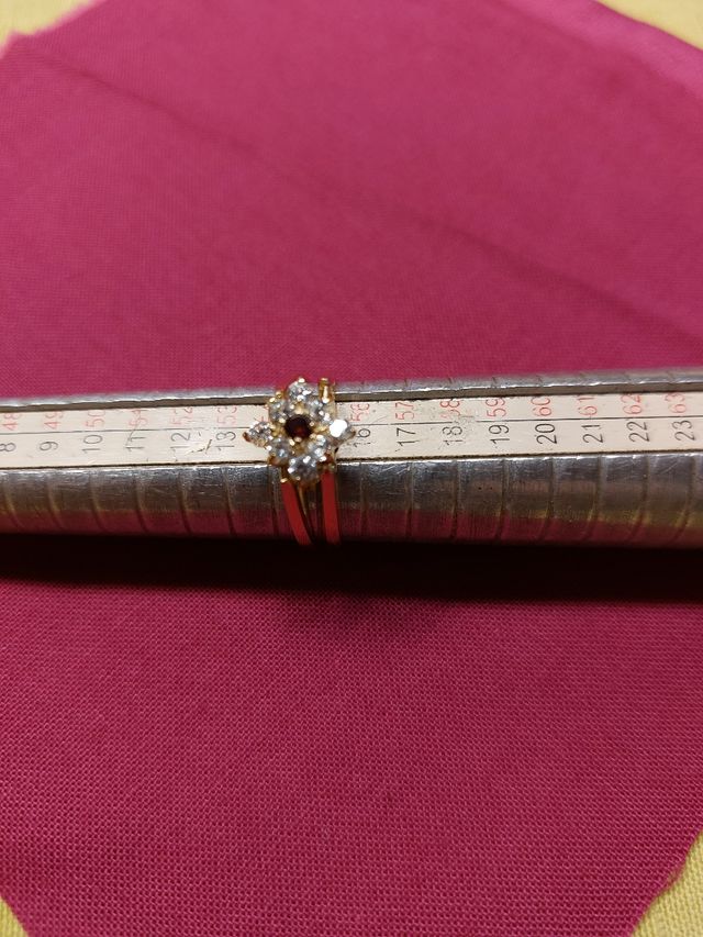 Anillo Doble Unico , oro 18kl