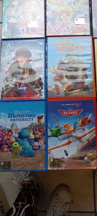 Cartoni animati in DVD euro 2 cad