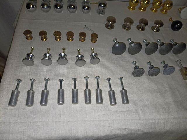 - Lote de Tiradores - Pomos Metálicos .!!! OFERTA