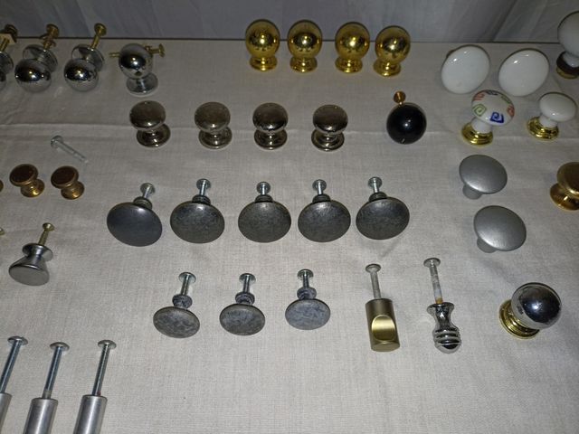 - Lote de Tiradores - Pomos Metálicos .!!! OFERTA