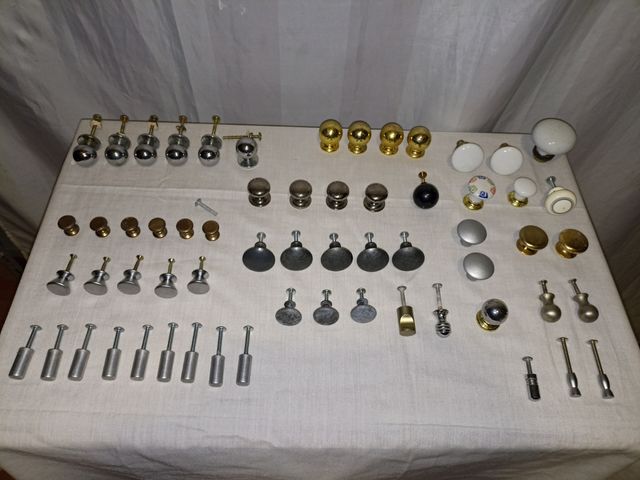 - Lote de Tiradores - Pomos Metálicos .!!! OFERTA