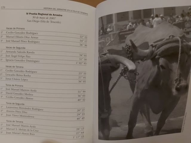 Historia del arrastre en la isla de Tenerife,libro