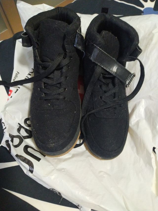 zapatillas tipo botines otoño-invierno