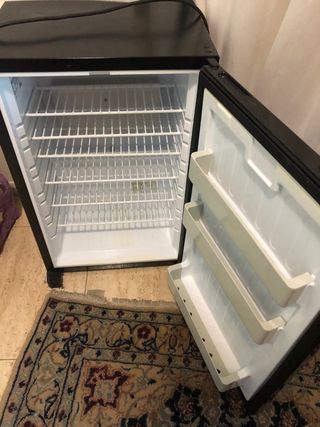 Frigobar electricidad y gas