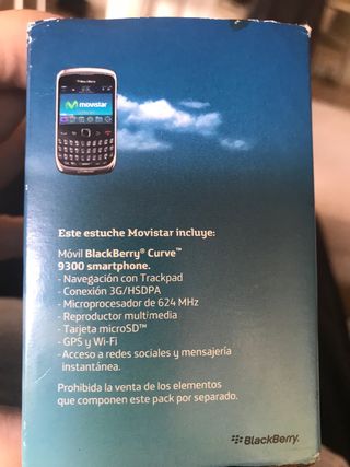 Vintage Blackberry curve 9300 (NUEVA)