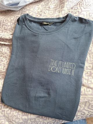 camiseta azul Massimo Dutti M