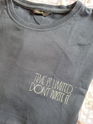 camiseta azul Massimo Dutti M