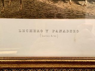 ANTIGUO GRABADO DE BUENOS AIRES.