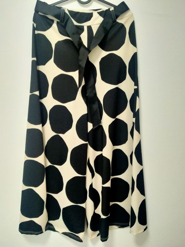 pantalón palazzo muy fluido 