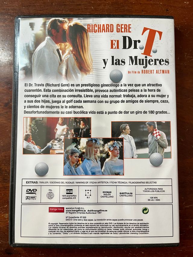 Dvd El Dr. T y las mujeres