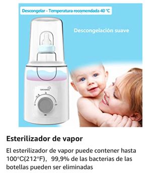 Pack Calienta biberones Grownsy + Escurridor