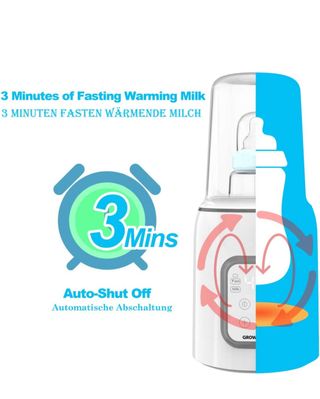 Pack Calienta biberones Grownsy + Escurridor