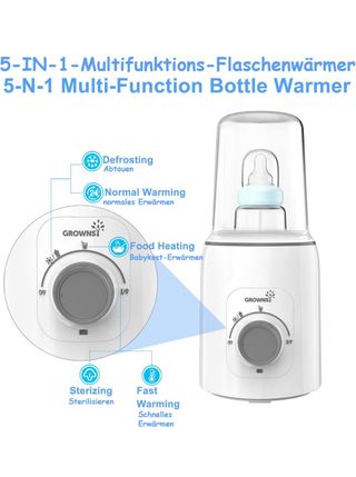 Pack Calienta biberones Grownsy + Escurridor