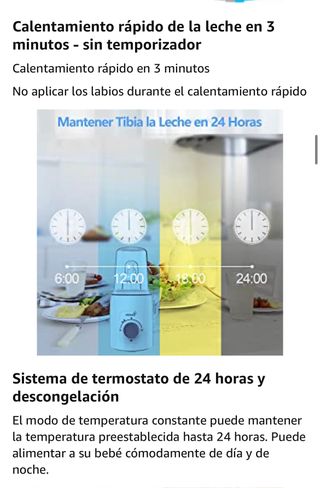 Pack Calienta biberones Grownsy + Escurridor