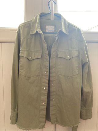 Chaqueta vaquera verde