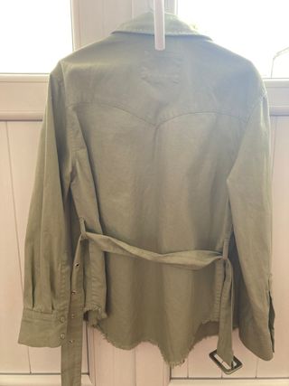 Chaqueta vaquera verde