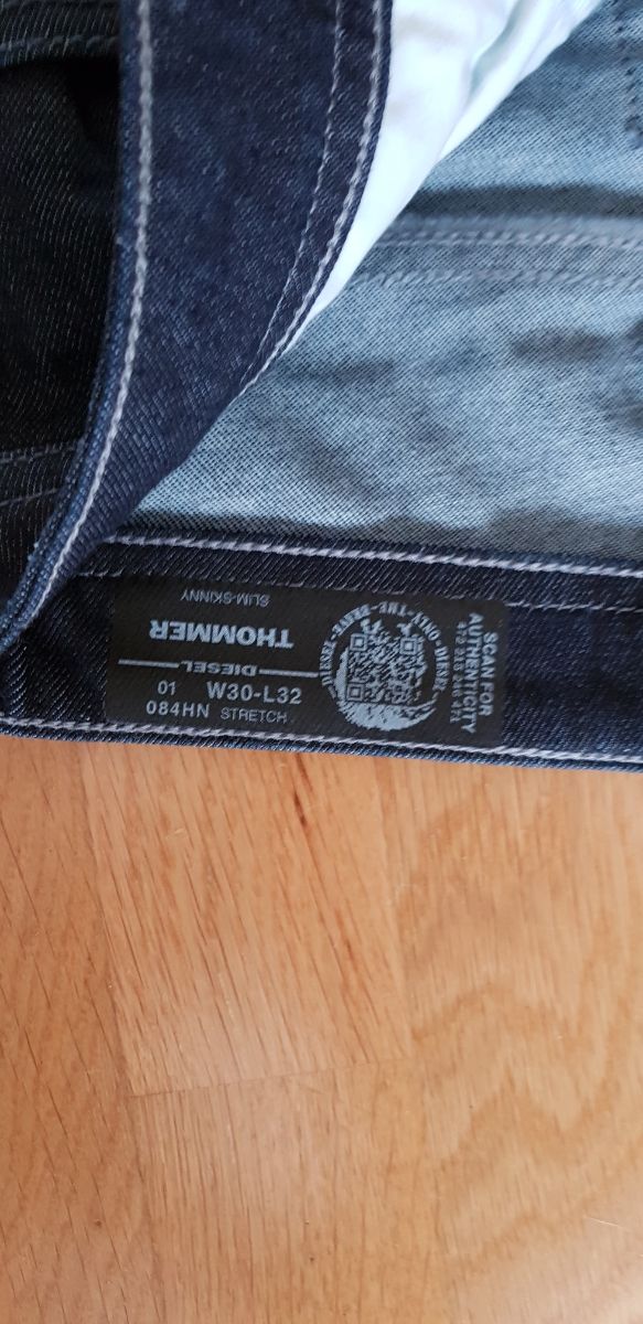Pantalon vaquero azul jeans diésel thommer W30