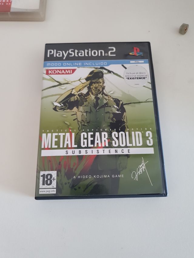 Metal Generate Solid 3 Subsistence PS2