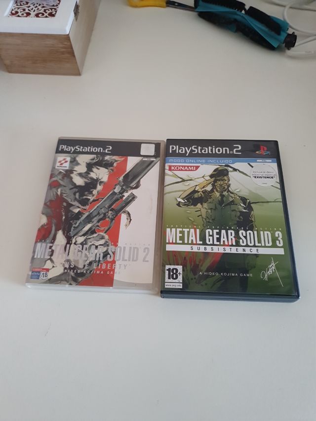 Metal Generate Solid 3 Subsistence PS2