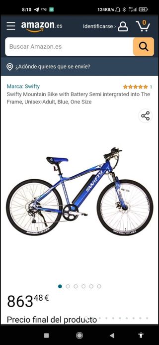 Bicicleta eléctrica a estrenar