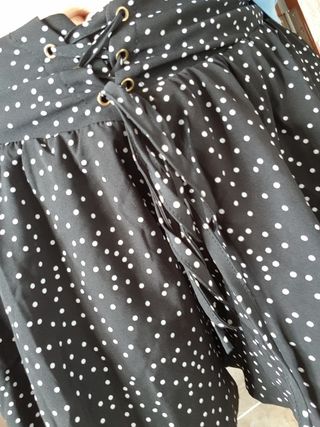 Pantalon corto lunares