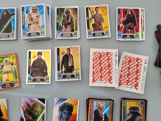 CROMOS STAR WARS topps Carrefour