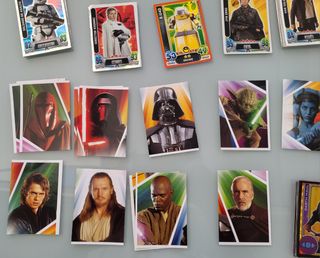CROMOS STAR WARS topps Carrefour