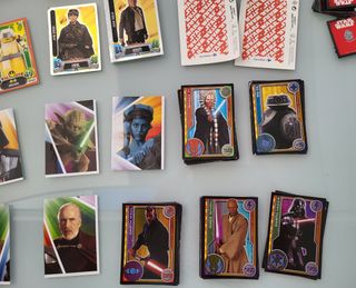 CROMOS STAR WARS topps Carrefour