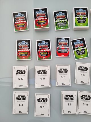 CROMOS STAR WARS topps Carrefour