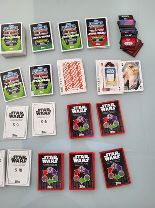 CROMOS STAR WARS topps Carrefour