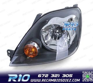 Copri Palpebra Fari Anteriori Per Ford Fiesta MK8 2017-2020 - Nero In Plastica ABS - Foto 3