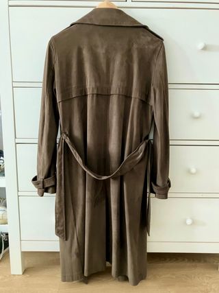 Gabardina efecto ante 