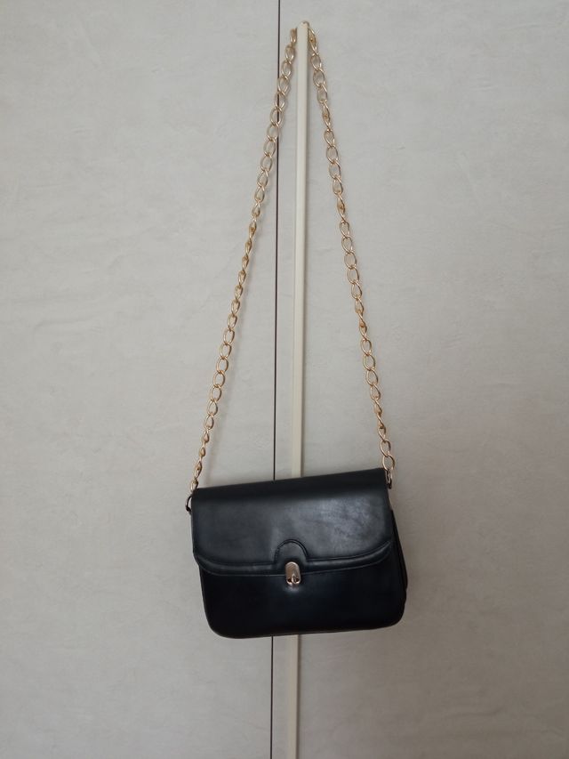 Borsa tracolla vintage con catena