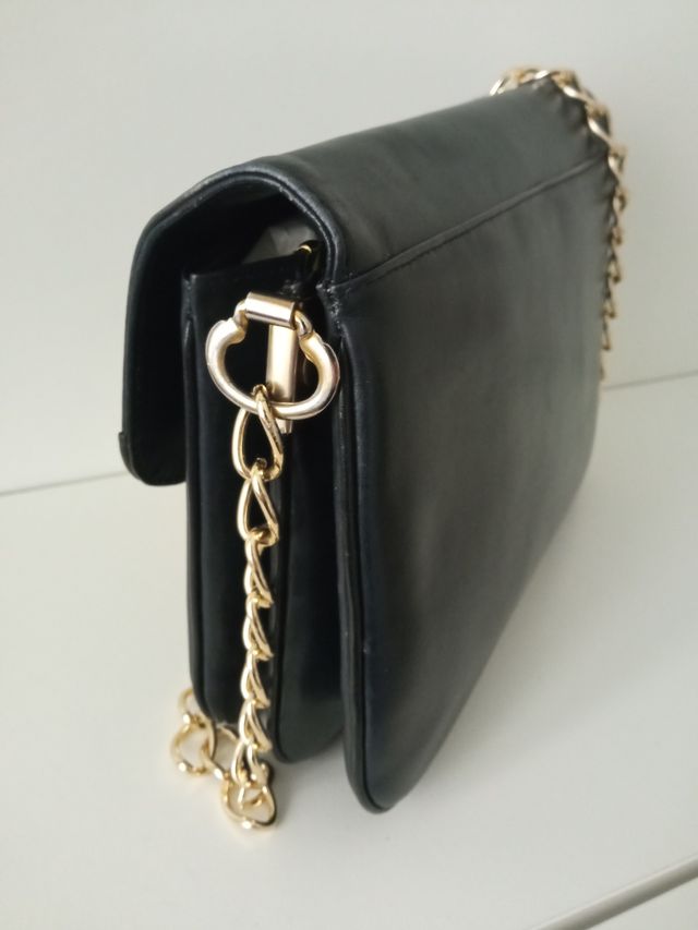 Borsa tracolla vintage con catena