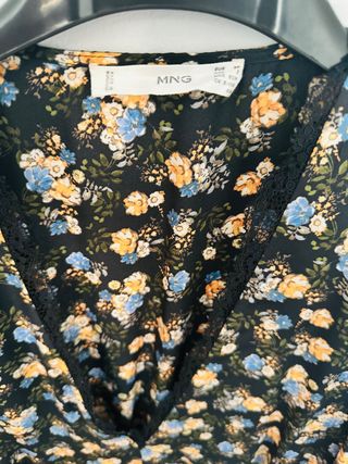 Vestido Mango saten xs