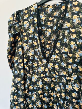 Vestido Mango saten xs