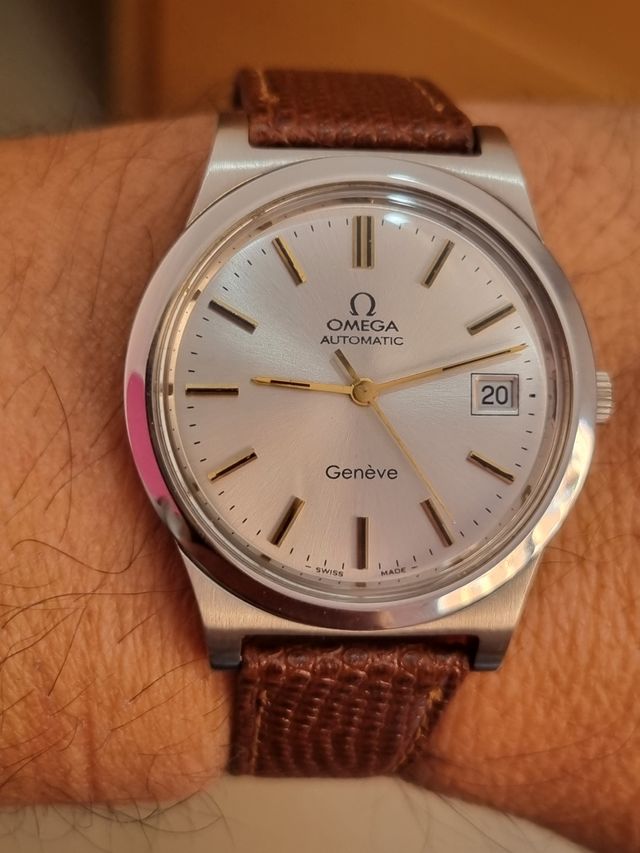 reloj omega geneve automatico 1012,vintage,stock