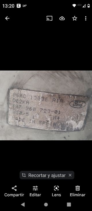 faros para el Ford Escort