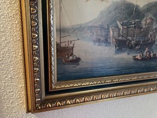 Cuadro con motivos marinos