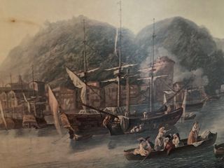 Cuadro con motivos marinos