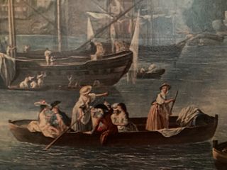 Cuadro con motivos marinos