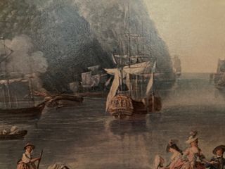 Cuadro con motivos marinos