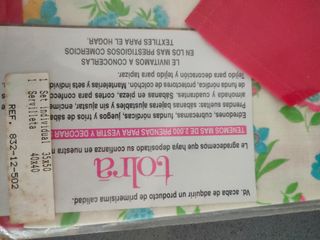 Set de tres manteles individuales  con servilletas