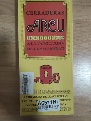 Liquidación cerradura de puerta blindada