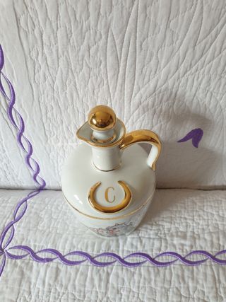 GARRAFA COÑAC PORCELANA LIMOGES VINTAGE