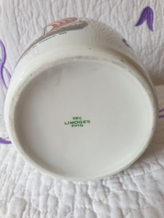 GARRAFA COÑAC PORCELANA LIMOGES VINTAGE
