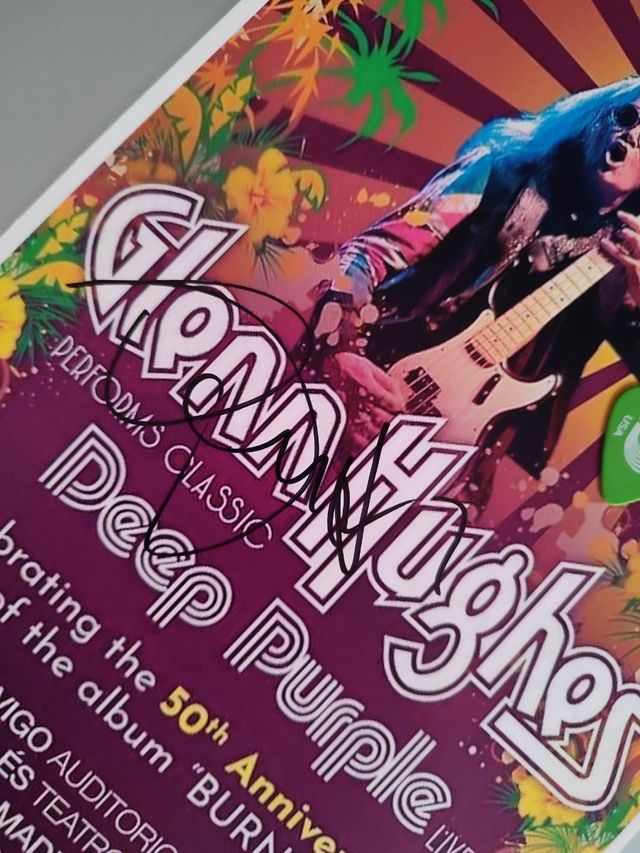 GLENN HUGHES , PUA , GUITAR PICK